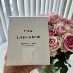 New Byredo burning rose candle